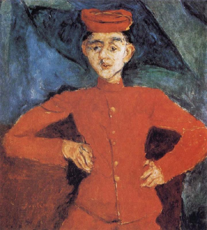 Chaim Soutine Page Boy at Maxim-s oil painting picture